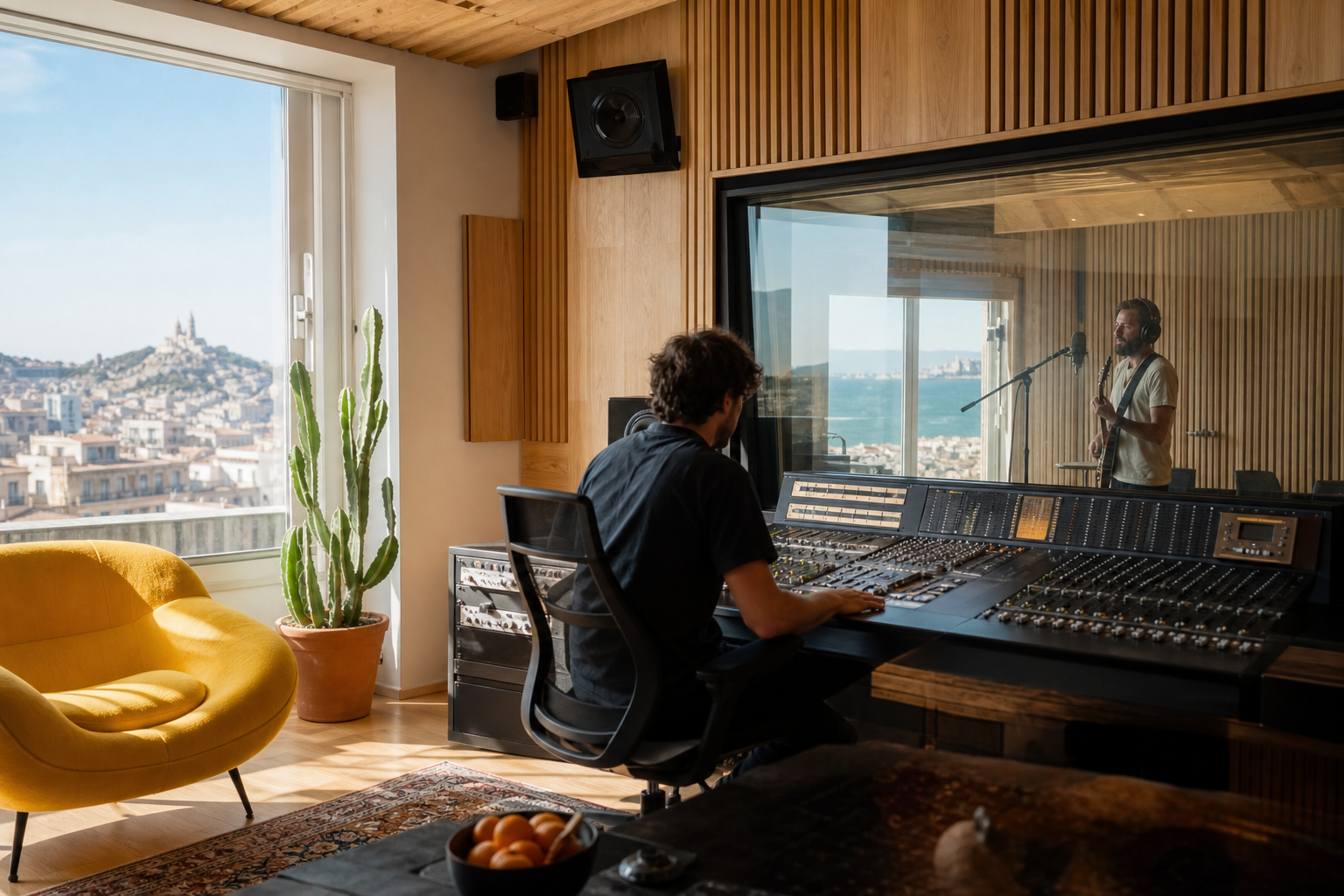 Session au studio Sillon Audio à Marseille